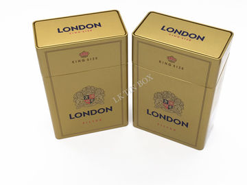 Китай Логос жестяной коробки сигареты Лондона Preminum изготовленный на заказ напечатал для OEM/ODM 10 пакетов поставщик