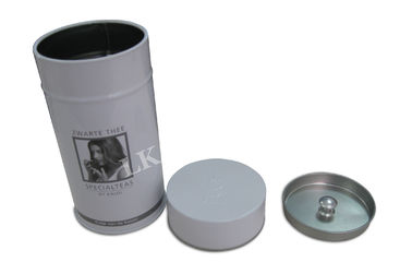 Китай Коробка олова цилиндра подарка круглая с внутренней ручкой крышки и металла для хранения чая кофе воздухонепроницаемого поставщик