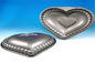 Печать покрасила мини сформированную сердцем коробку олова шоколада для конфеты/помадки поставщик