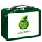 Коробка олова обеда хранения еды напечатанная Яблоком с пластичным замком ручки/металла поставщик