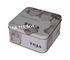 Прочная пустая коробка олова печенья квадрата Кристмас хеллоуина с крышкой давления открытой поставщик