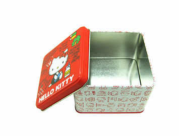 Китай Олов качества еды печенья квадрата коробки олова металла печатания передачи тепла упаковывая поставщик