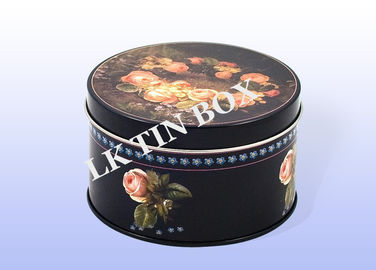 Китай Коробка на праздник Кристмас, круглые олов олова печенья печенья пустая хранения поставщик