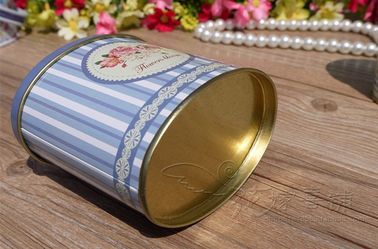 Китай коробки олова подарка толщины 0.23mm печать логоса овальной изготовленная на заказ для упаковывать конфеты/кофе поставщик
