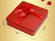 Красное изготовленное на заказ качество еды коробки олова чая новизны с окном крышки Metalwire/PS поставщик