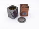 Малая квадратная коробка упаковывая, 75 олова чая 76 подгонянная винами коробка олова поставщик