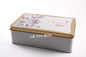 Изготовленной на заказ Porker олова подарка напечатанный коробкой откалывает контейнеры олова окна Pvc прямоугольные поставщик