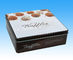 Квадратная коробка с логосом печатания, олов олова торта металла благосклонности шоколада квадратные поставщик