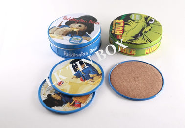 Печать логоса 95x25 mm 4colors малых круглых каботажных судн питья коробки олова изготовленная на заказ поставщик